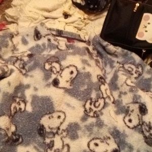 Peanuts 2x blue and white